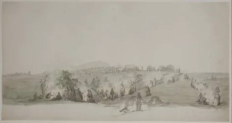 Près de Flensborg. Bivouac