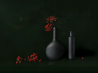 Nature morte moderne aux baies