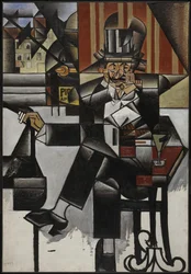 Homme dans un café, 1912