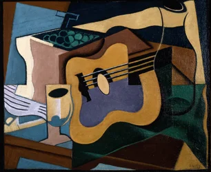 Nature morte à la guitare, octobre-novembre 1920 (huile sur toile)
