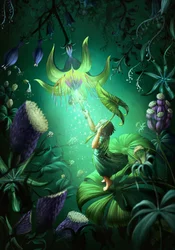 La lueur de la jungle enchantée