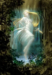 Esprit de la forêt lumineux
