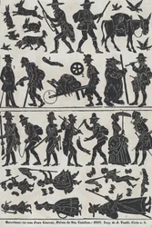 Feuille 2 de figures pour marionnettes d