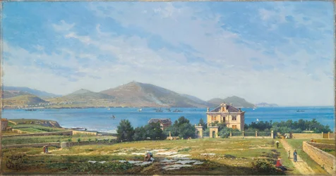 Vue de El Abra, Bilbao, depuis Algorta