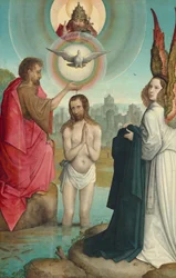 Le baptême du Christ, vers 1508-1519 (huile sur panneau)