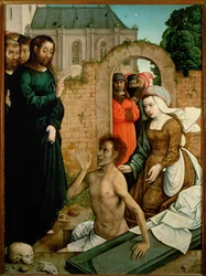 La résurrection de Lazare, panneau d