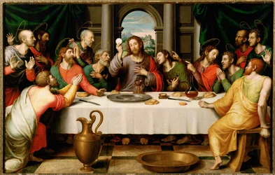 La Cène (peinture sur toile)