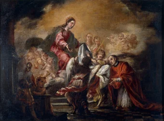 Imposition de la chasuble sur Saint Ildephonsus