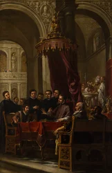 La Conversion et le Baptême de Saint Augustin par Saint Ambroise