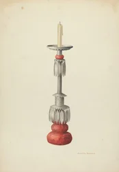 Chandelier (un de la paire), vers 1941