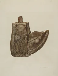 Étrier en bois