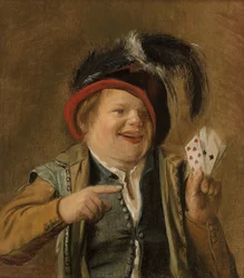 Un joueur de cartes