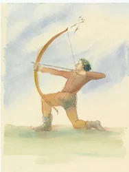 Un archer médiéval, 2004