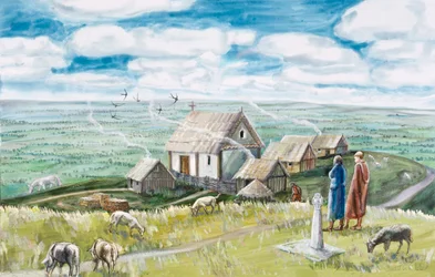 Établissement monastique, Glastonbury Tor, XIe siècle, 1990-2010