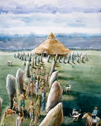 Le Sanctuaire, Avebury, IIIe millénaire av. J.-C., vers 1990-2010