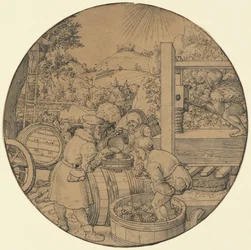 La récolte du vin (septembre)