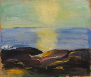 Le soleil se lève sur la mer