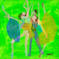 Mouvement de ballet abstrait