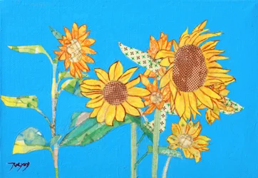 Collage « Tournesol lumineux »