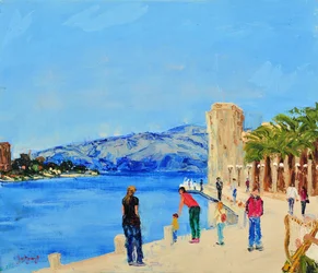 Promenade le long du littoral