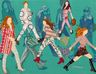 La mode urbaine haute en couleur
