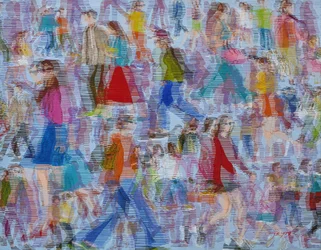 Mouvement urbain haut en couleur