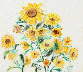 Tournesols dorés