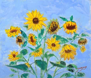 Tournesols dorés