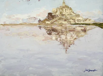 Le reflet du Mont-Saint-Michel