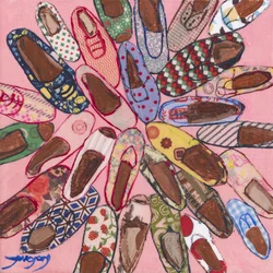 Chaussures aux jolis motifs