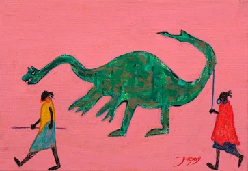 Promenade sur les traces des dinosaures primitifs