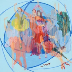 Danseurs de ballet rythmique