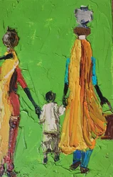 Promenade dans un village africain plein de vie