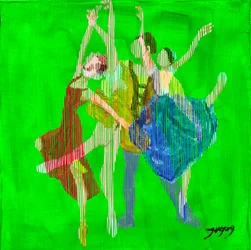 Des danseurs de ballet pleins de vie