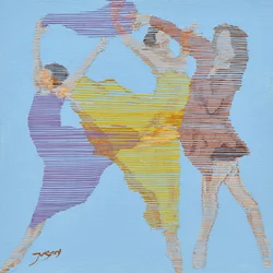 Un mouvement de danse plein de dynamisme