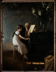 La leçon de clavecin
