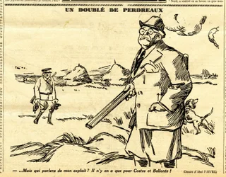 Candide, satirique en N & B