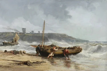 Scène de côte, 1857