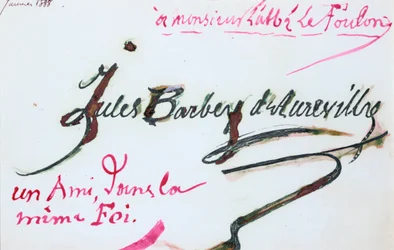 Signature de Jules-Amédée Barbey d