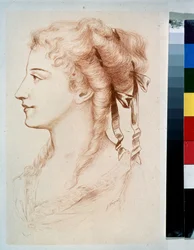 Profil de jeune dame