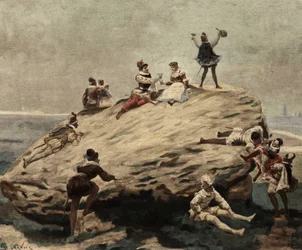 Des écoliers s