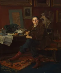 Albert Wolff dans son étude