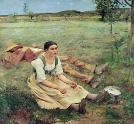 Les faneurs, 1877