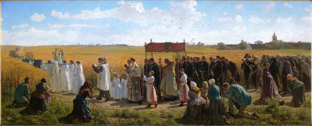 La bénédiction du blé en Artois