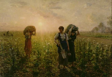 La fin de la journée de travail, 1886-87