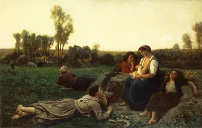 Le Repos des faneuses, 1873