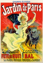 Jardin de Paris, bal aux Champs-Élysées, Paris