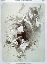 Fantaisie parisienne : Marionnettes - Affiche de Cherret