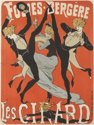 Affiche pour Les Girards aux Folies-Bergère