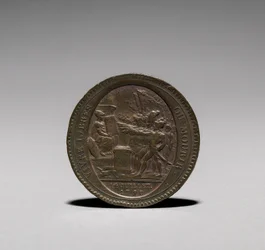 Médaille : Cinq Sols émise par les frères Monneron, Paris, 1792 avers